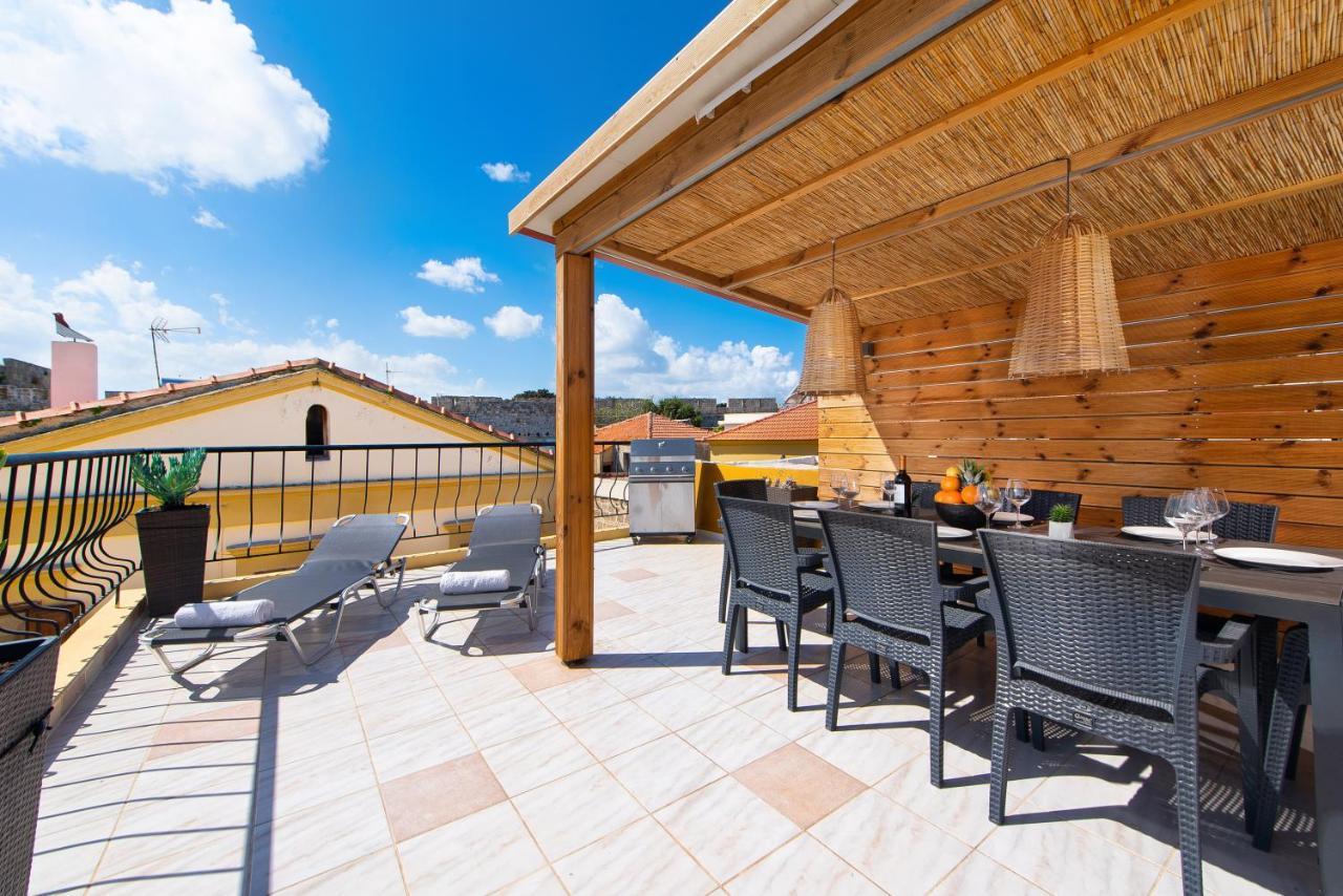 A Unique 3-4 Bedrooms House In Old Town Rhodes City 외부 사진
